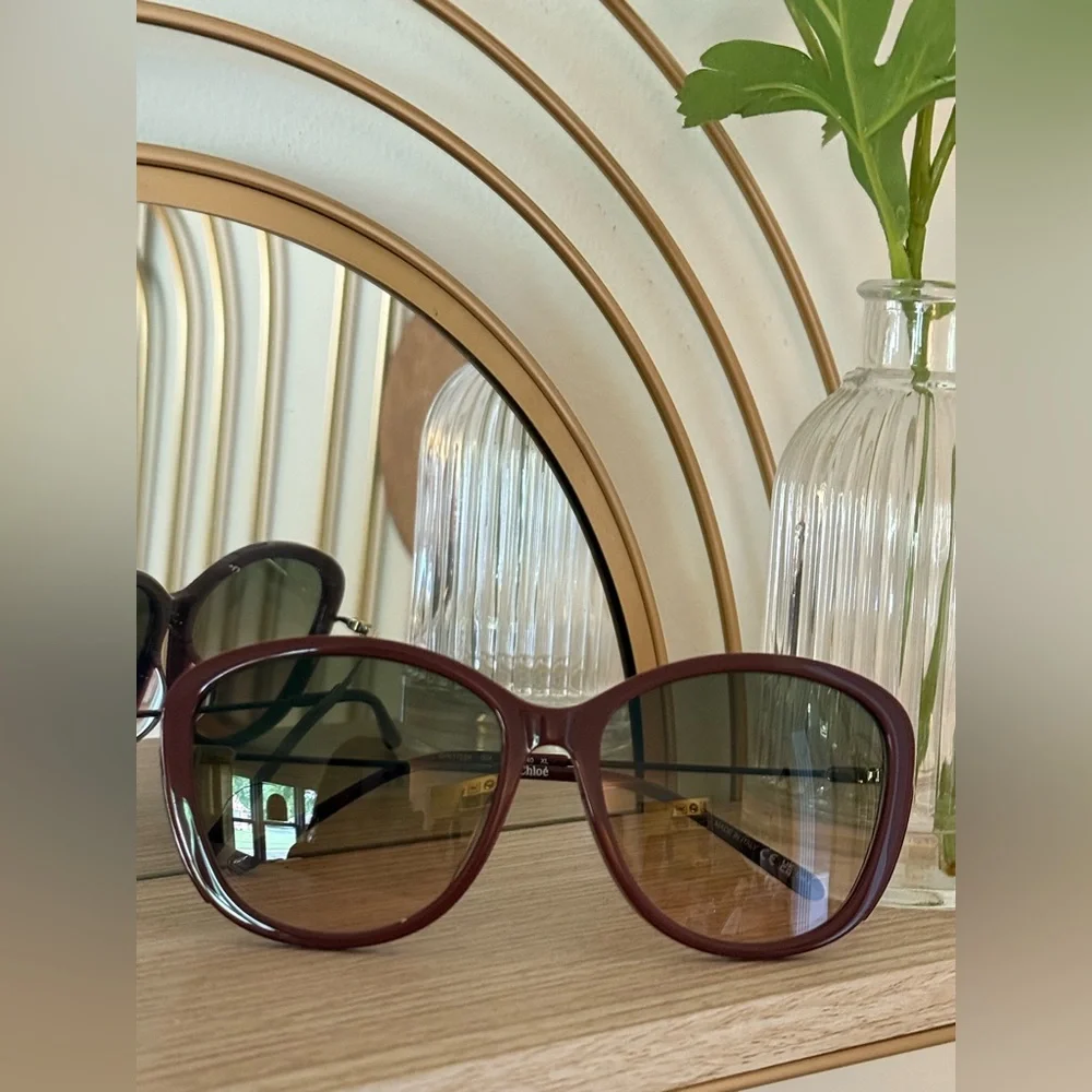 Chloé CH0175SK Havana Brown 59mm Women’s Sunglasses I Authentic I MSRP $470 NWT - Picture 7 of 8